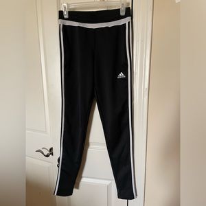 Adidas Women’s Track Pants Joggers White Stripes size Small